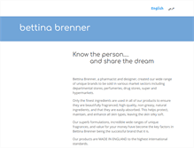 Tablet Screenshot of bettinabrenner.com